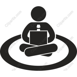 Seated Figure Writing