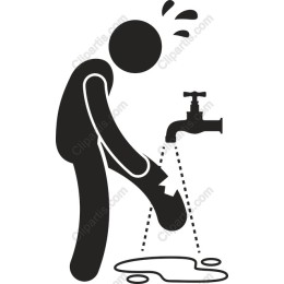 Water Hazard Stick Figure