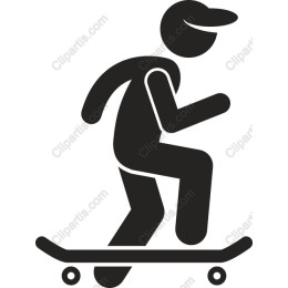 Energetic Skateboarder