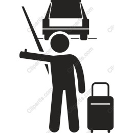 Hitchhiking Traveler