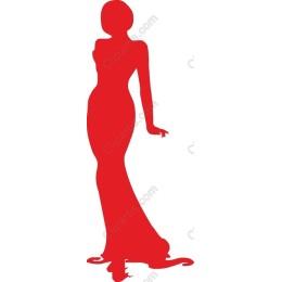 Elegant Red Gown