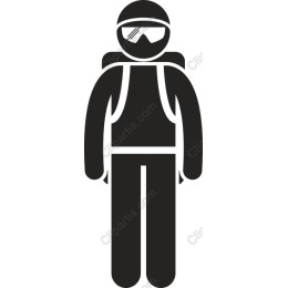Sleek Skier