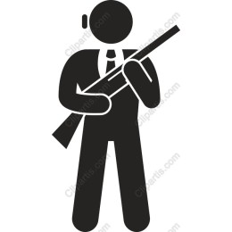 Professional with Rifle