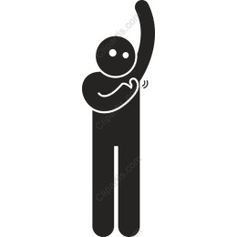 Minimalist Raised Arm