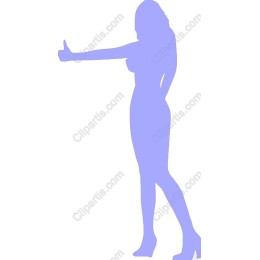 Confident Woman Thumbs-Up