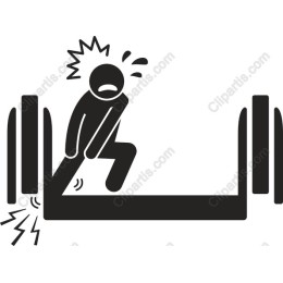 Struggling Weightlifter