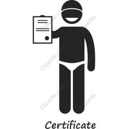 Certificate with Achievement Theme