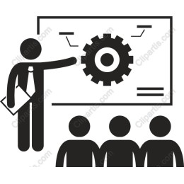 Dynamic Seminar Presentation Clipart