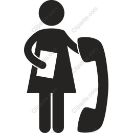 Communication - Woman with Telephone