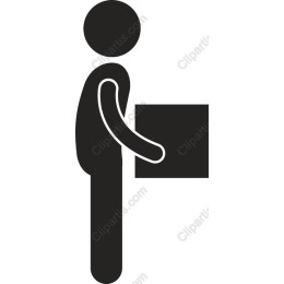 Delivery Icon with Package Holder