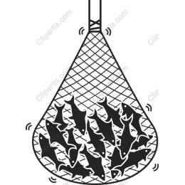 Fish Net Full of Fish