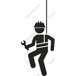Climbing Worker