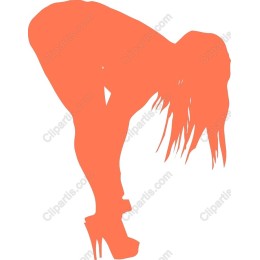 Elegant Bending Woman