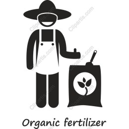 Organic Farmer with Fertilizer