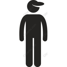 Stylized Figure with Cap