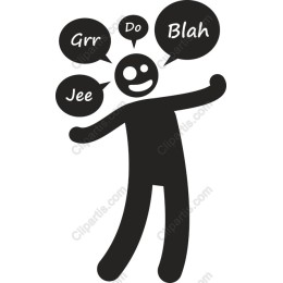 Cheerful Dialogue Character