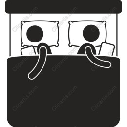 Cozy Couple in Bed