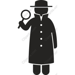 Detective with Magnifying Glass