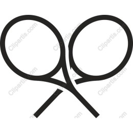 Crossed Tennis Racquets
