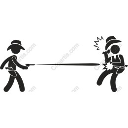 Wild West Cowboy Duel