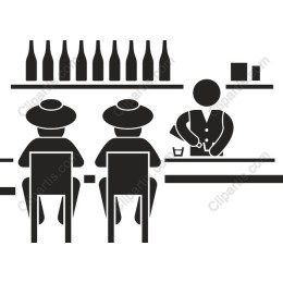 Minimalist Bar Scene