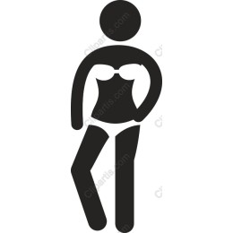 Stylized Swimwear Figure