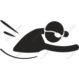 Swimmer in Action