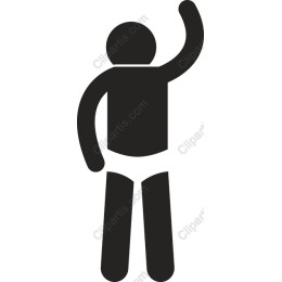 Cheerful Waving Character