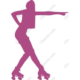 Pink Roller Skate