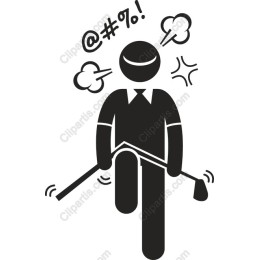 Frustrated Golfer