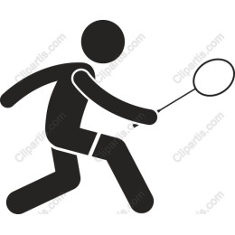 Dynamic Badminton Player