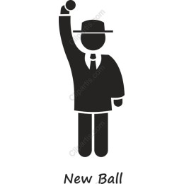 Umpire - New Ball Signal
