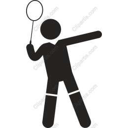Dynamic Badminton Player