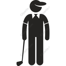 Minimalist Golf Player