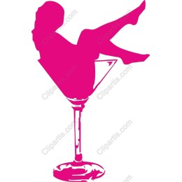Playful Martini Glass