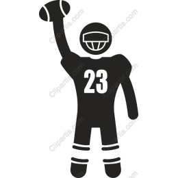 Celebratory Football Player - Number 23 /