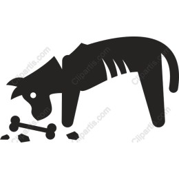 Playful Dog Digging