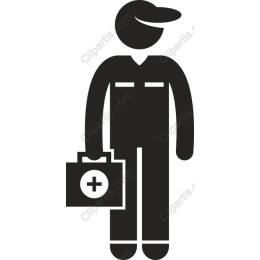 Medical Professional with First Aid Kit