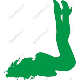 Dynamic Green Woman