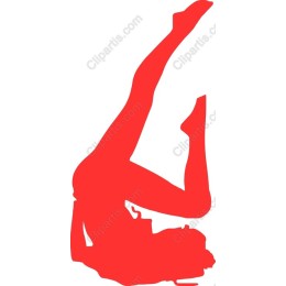 Dynamic Red of a Woman