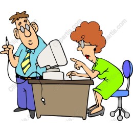 Quirky Tech Support Office