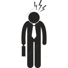 Stressed Businessman Icon