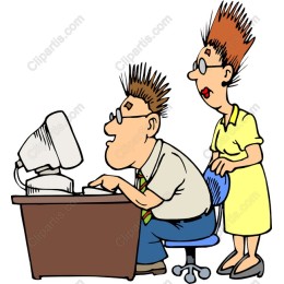 Quirky Computer Duo