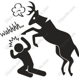 Humorous Deer Reaction