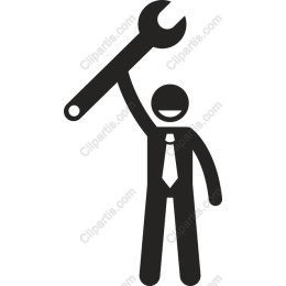 Empowered Professional with Wrench
