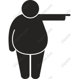 Stylized Pointing Character
