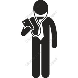 Professional Business Person with Smartphone
