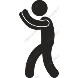 Dynamic Walking Figure Icon