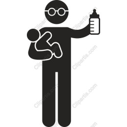 Heartwarming Caregiver and Baby
