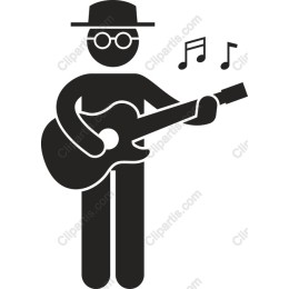 Musician Playing Guitar